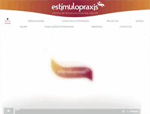 Tablet Screenshot of estimulopraxis.com